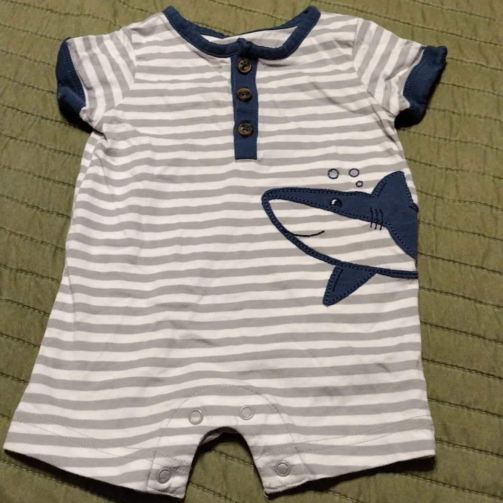 Carter's Short Sleeve Rompers - Picture 5 of 10